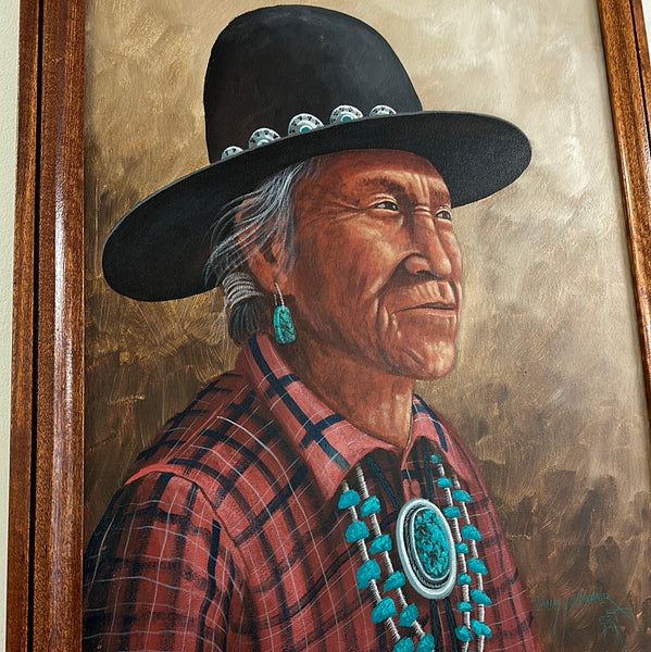 Jimmy Yellowhair Framed Painting