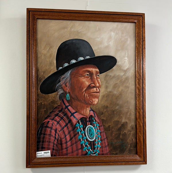 Jimmy Yellowhair Framed Painting