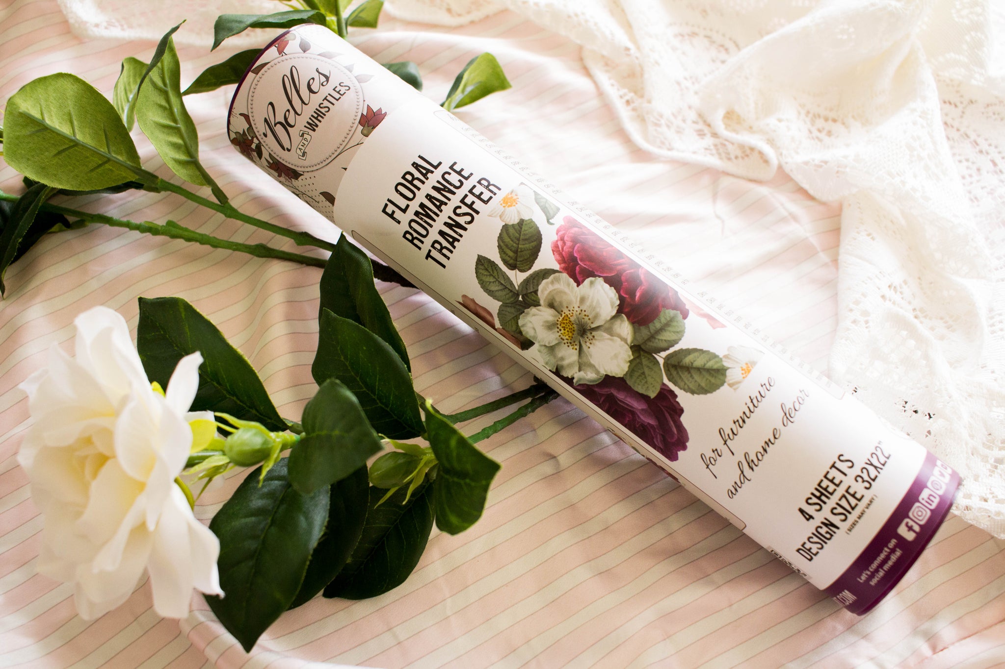 Floral Romance Transfer