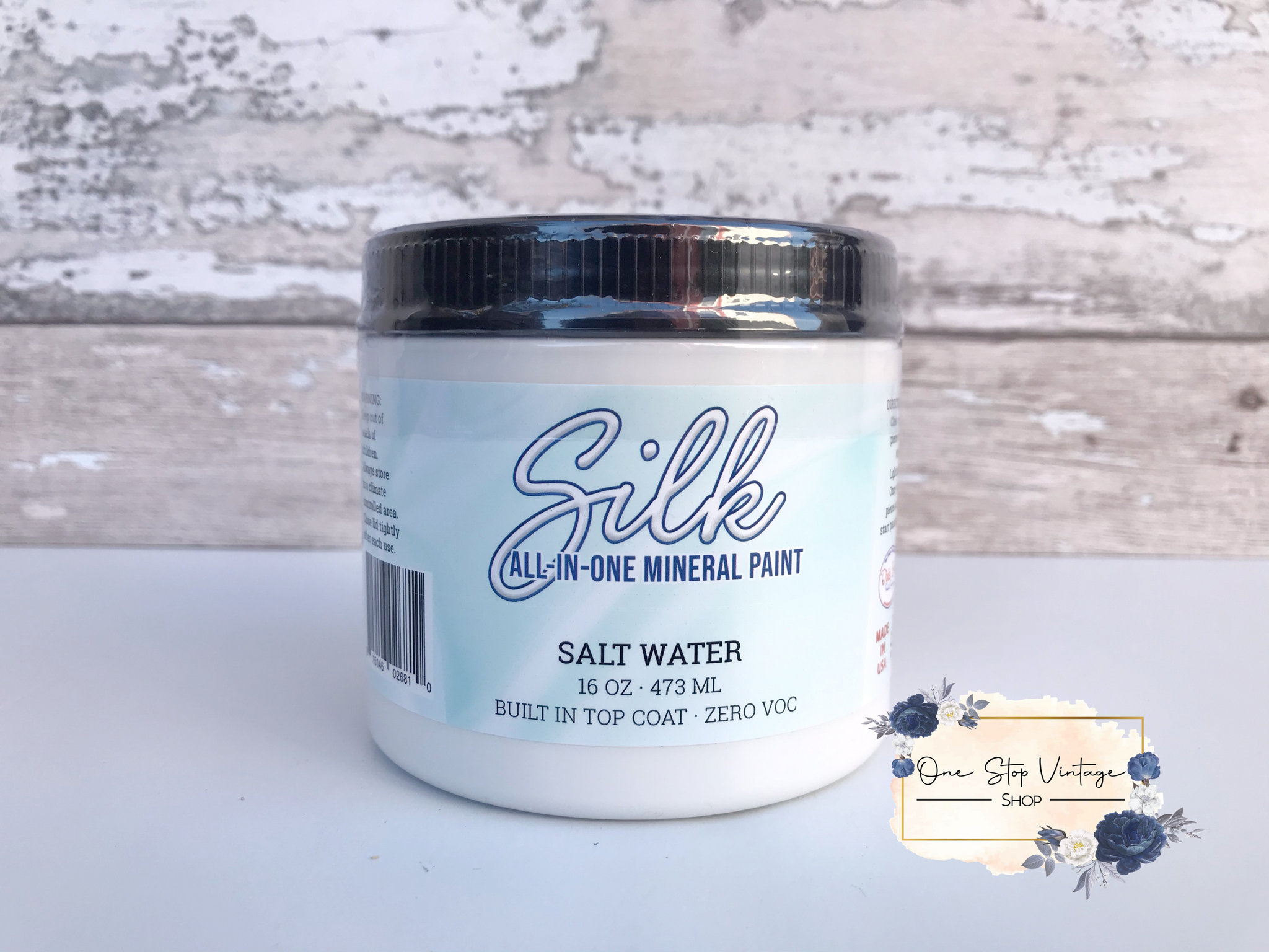 Silk Mineral Paint Salt Water 16oz (473ml)